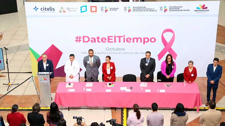 Con #DateElTiempo, Gobierno Estatal e IP hacen frente al cáncer de mama