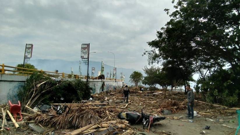 Consecuencias del tsunami en la ciudad de Palu, Indonesia, el 29 de septiembre de 2018. Olga Gondronk / AFP